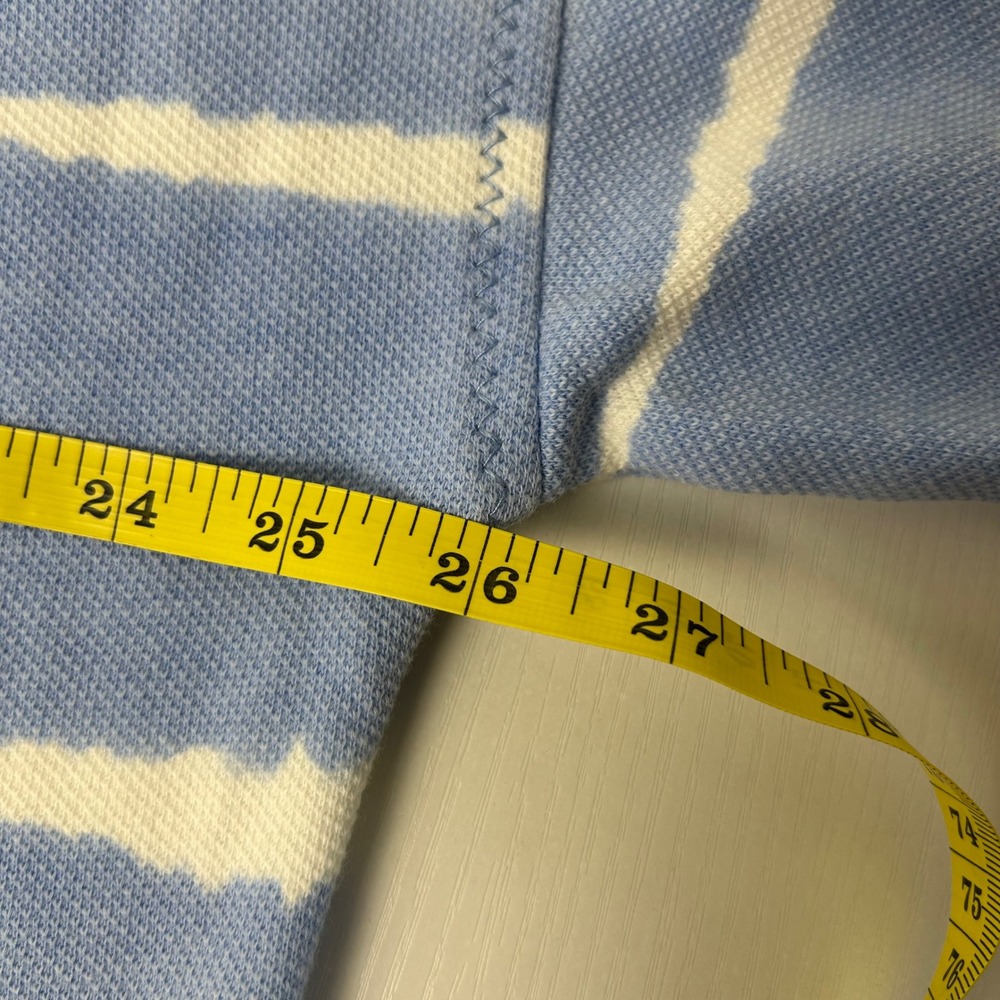 FatFace The Airlie Pullover Womens L 12 Blue White Striped Quarter Zip Cotton - Picture 6 of 9